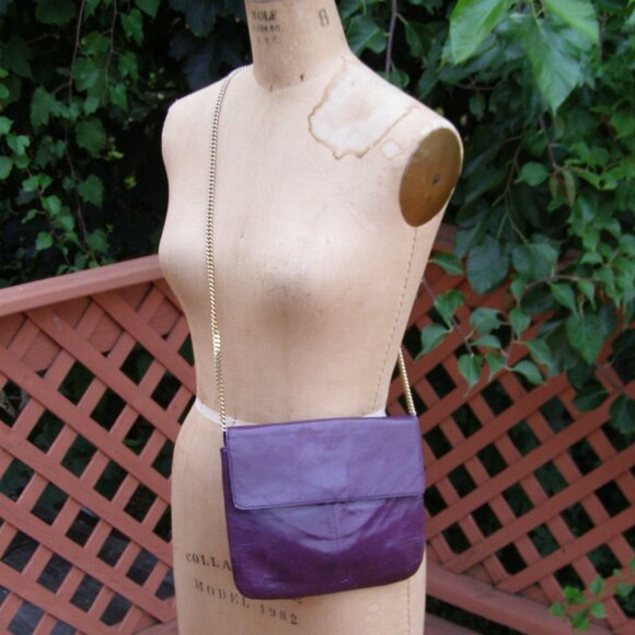 Vintage CHARLES JOURDAN Eel Skin Leather bag - Picture 3 of 15